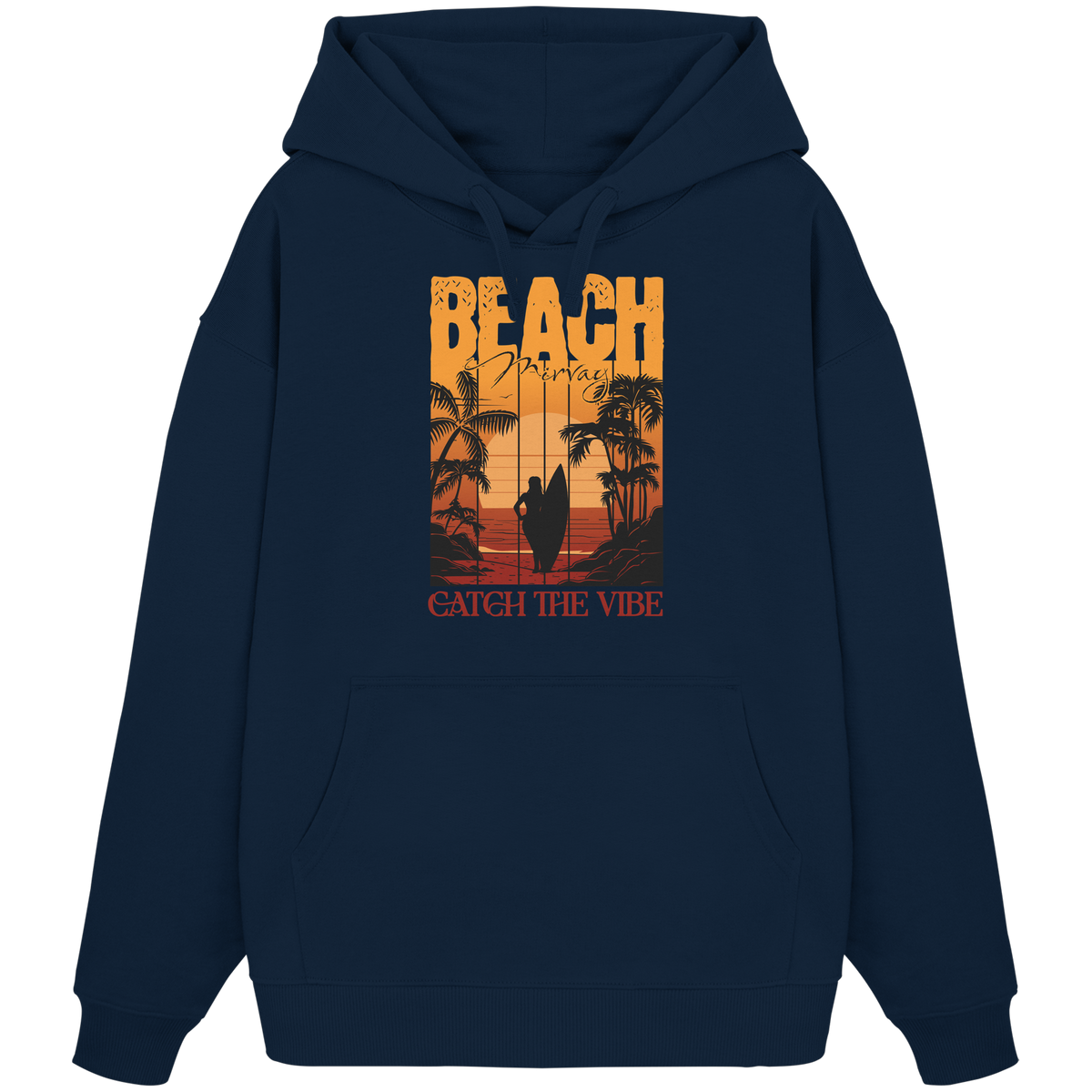 Mirvay Summer Beach - Organic Oversize Hoodie