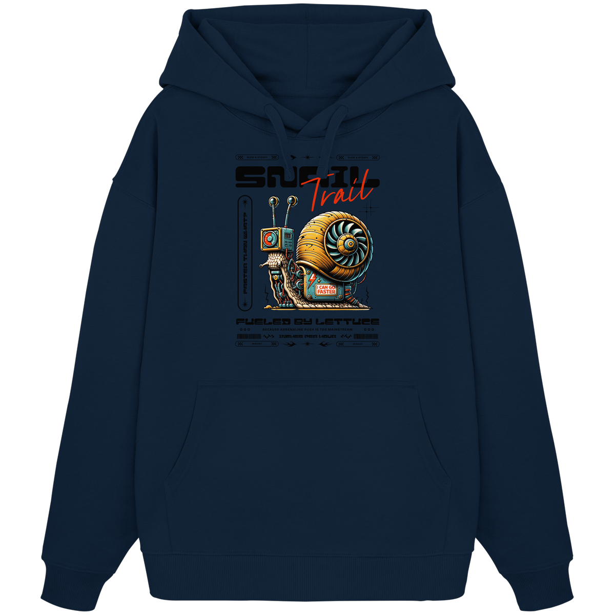 Mirvay Animal Snail - Organic Oversize Hoodie