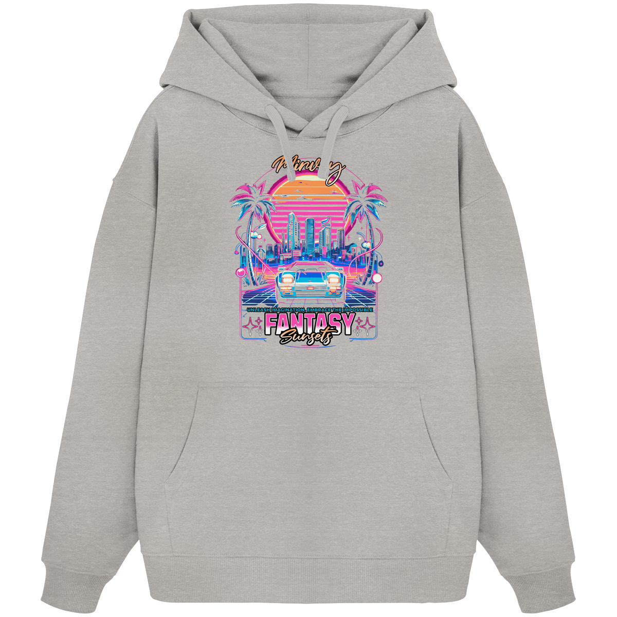 Mirvay Fancy City - Organic Oversize Hoodie