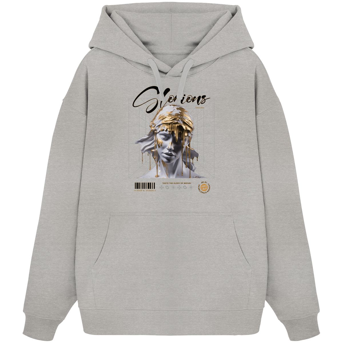 Mirvay Greek Glorions - Organic Oversize Hoodie