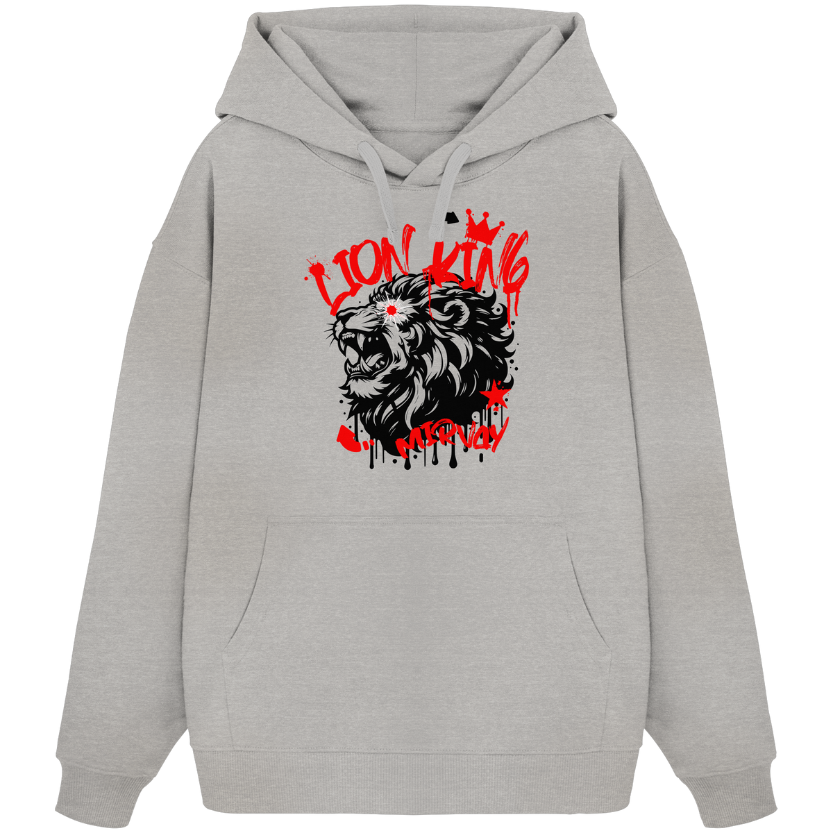 Mirvay Summer Lion King - Organic Oversize Hoodie