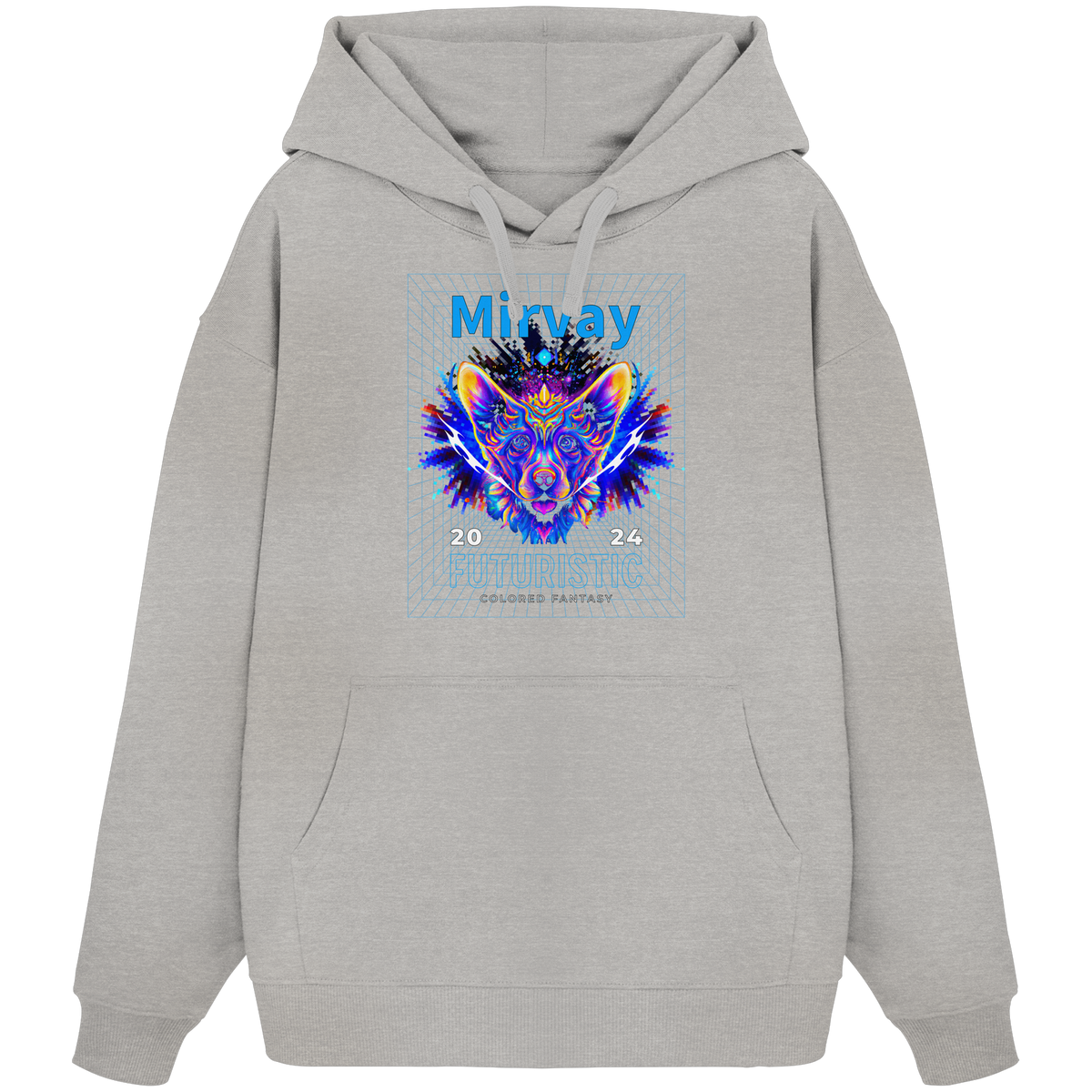 Mirvay Fancy Future Cat - Organic Oversize Hoodie