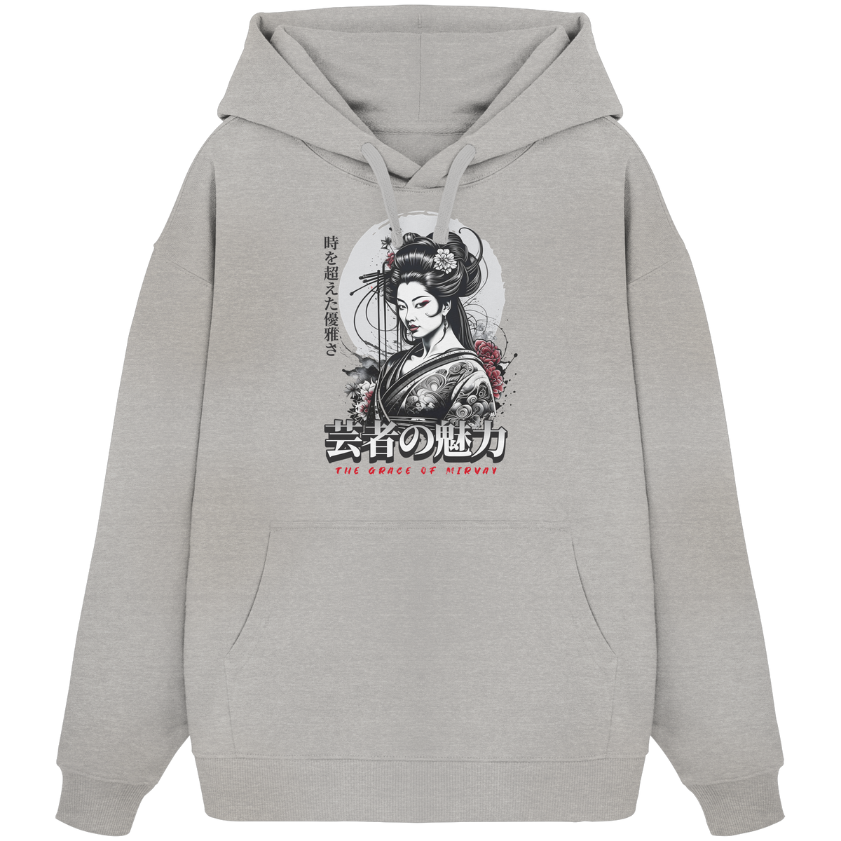 Mirvay Tokyo Geisha Grace - Organic Oversize Hoodie