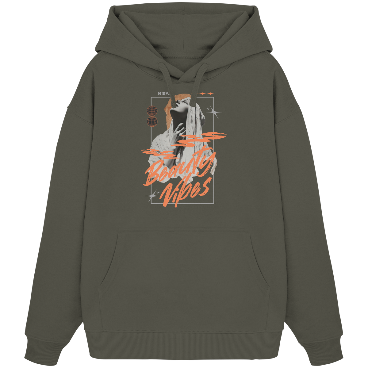 Mirvay Summer Beauty Vibes - Organic Oversize Hoodie