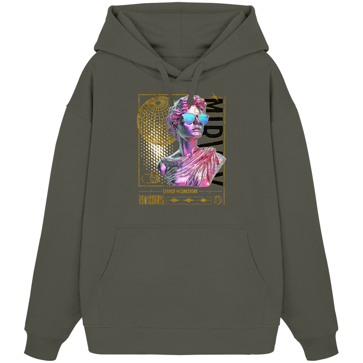 Mirvay Greek Legacy - Organic Oversize Hoodie