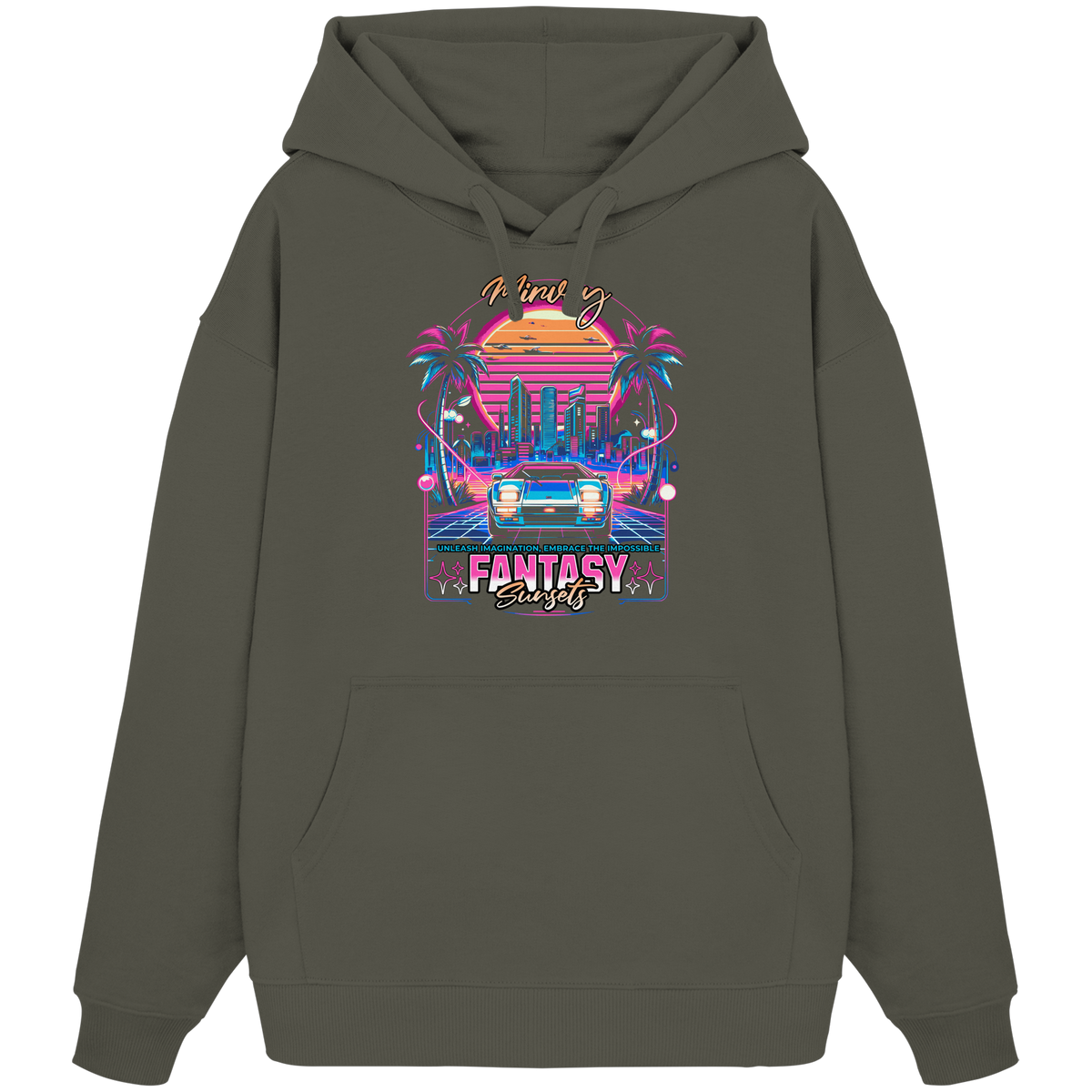 Mirvay Fancy City - Organic Oversize Hoodie