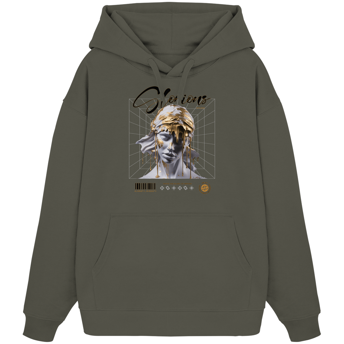 Mirvay Greek Glorions - Organic Oversize Hoodie