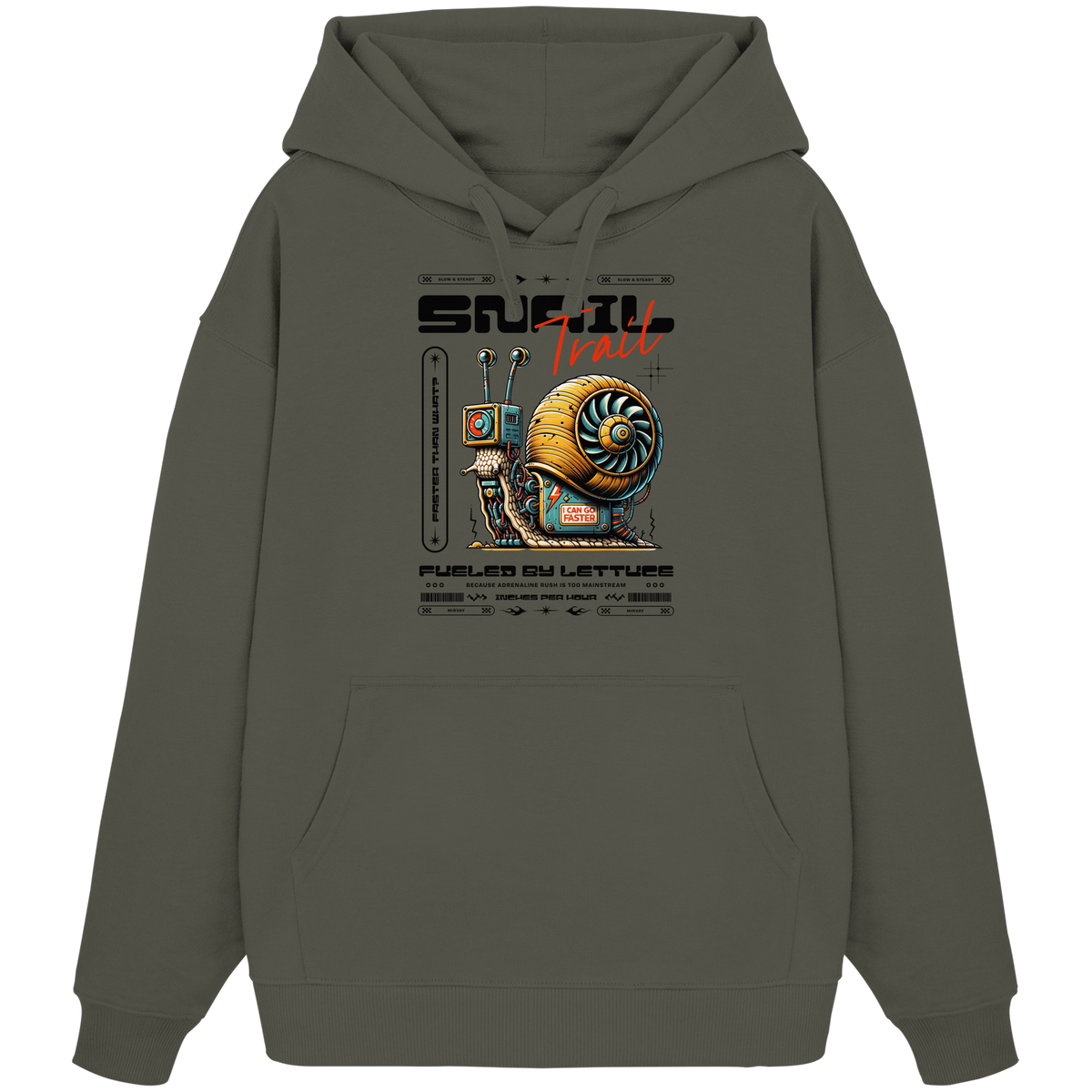 Mirvay Animal Snail - Organic Oversize Hoodie