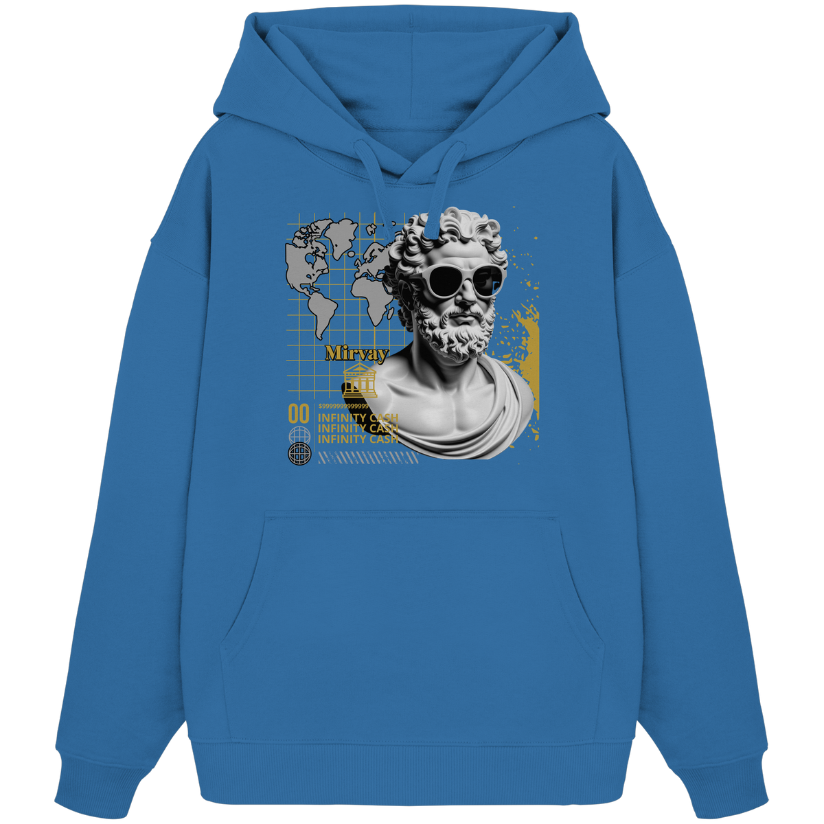 Mirvay Greek Infinity - Organic Oversize Hoodie