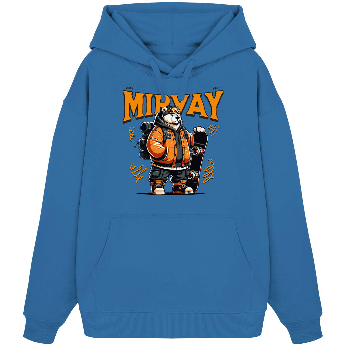 Mirvay Animal Polar Bear - Organic Oversize Hoodie