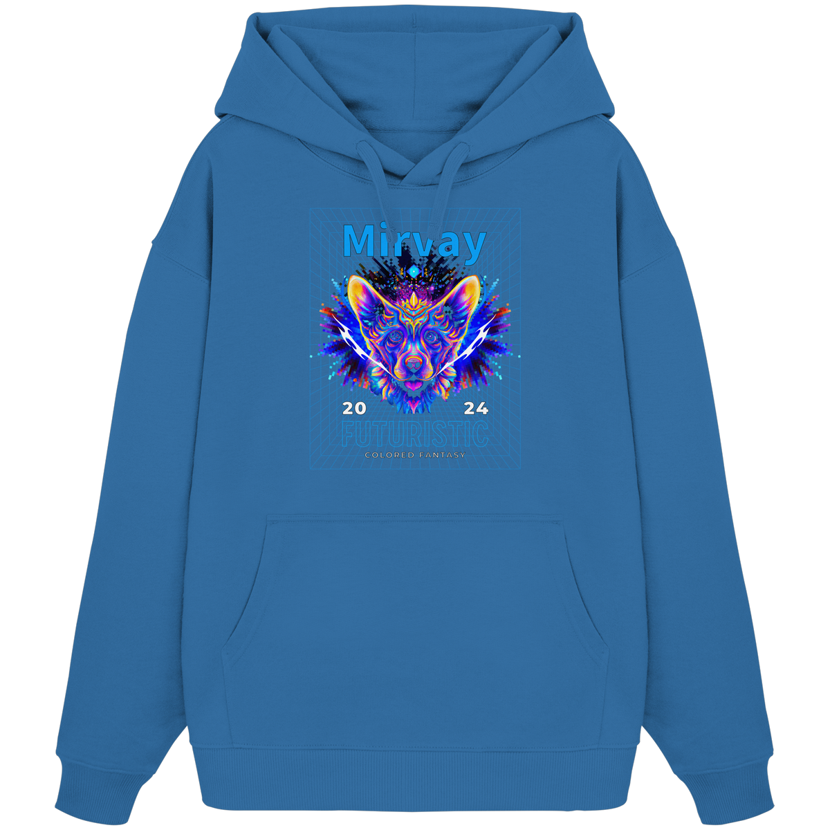 Mirvay Fancy Future Cat - Organic Oversize Hoodie