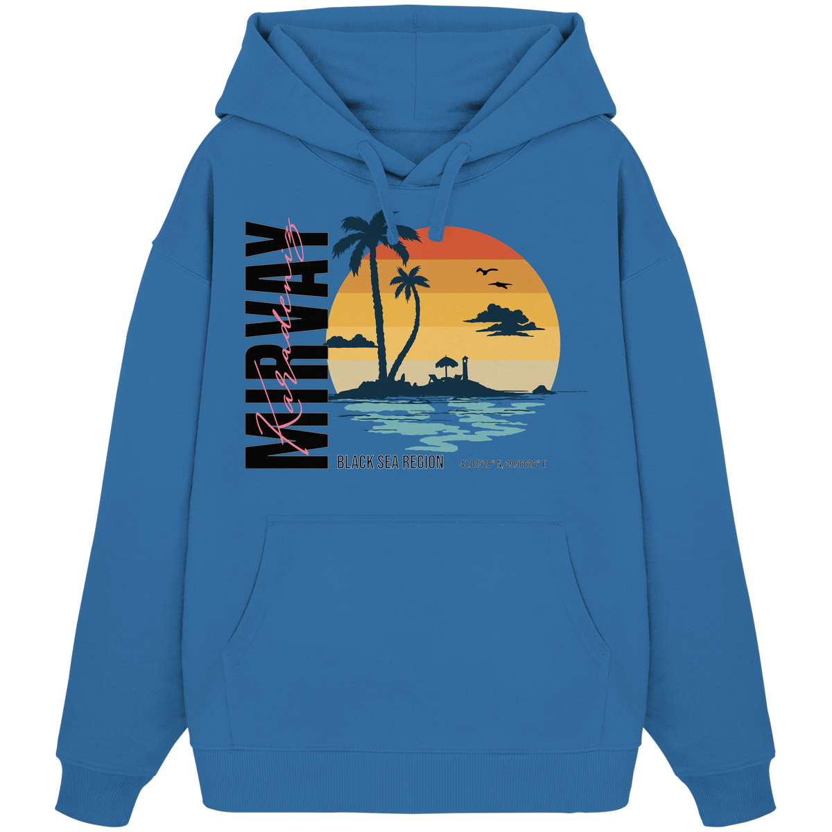 Mirvay Summer Sunset - Organic Oversize Hoodie