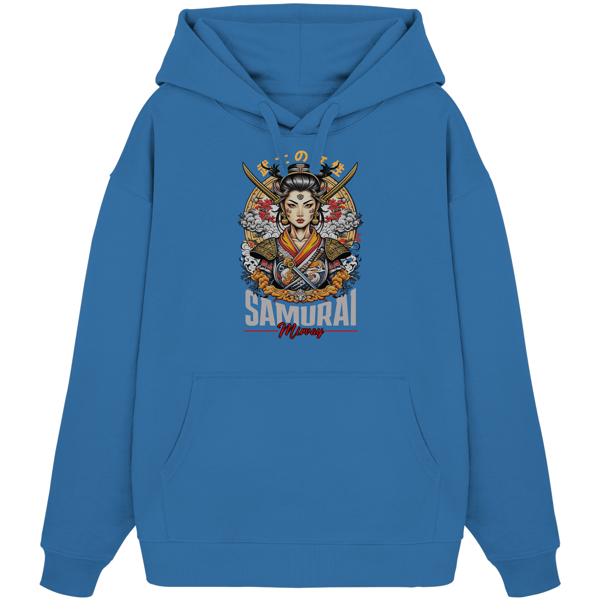 Mirvay Tokyo Samurai Girl - Organic Oversize Hoodie