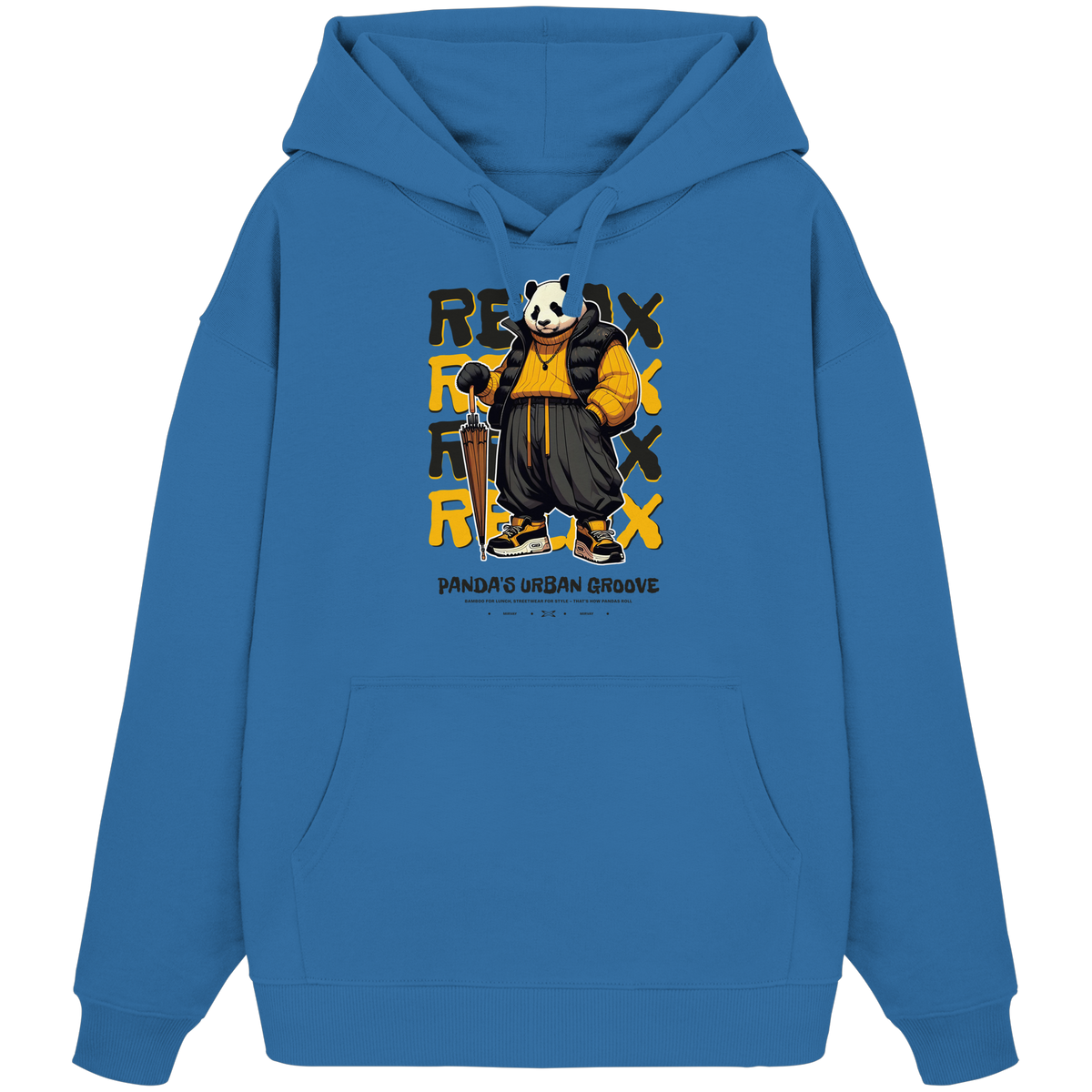 Mirvay Animal Panda - Organic Oversize Hoodie