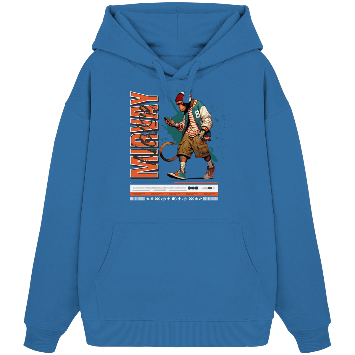 Mirvay Animal Monkey - Organic Oversize Hoodie