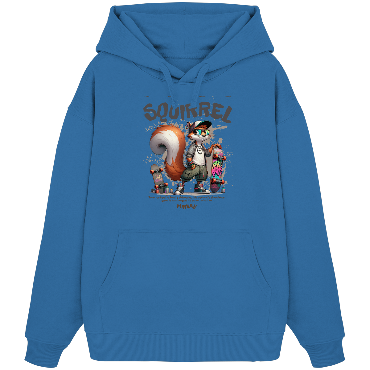 Mirvay Animal Squirrel - Organic Oversize Hoodie