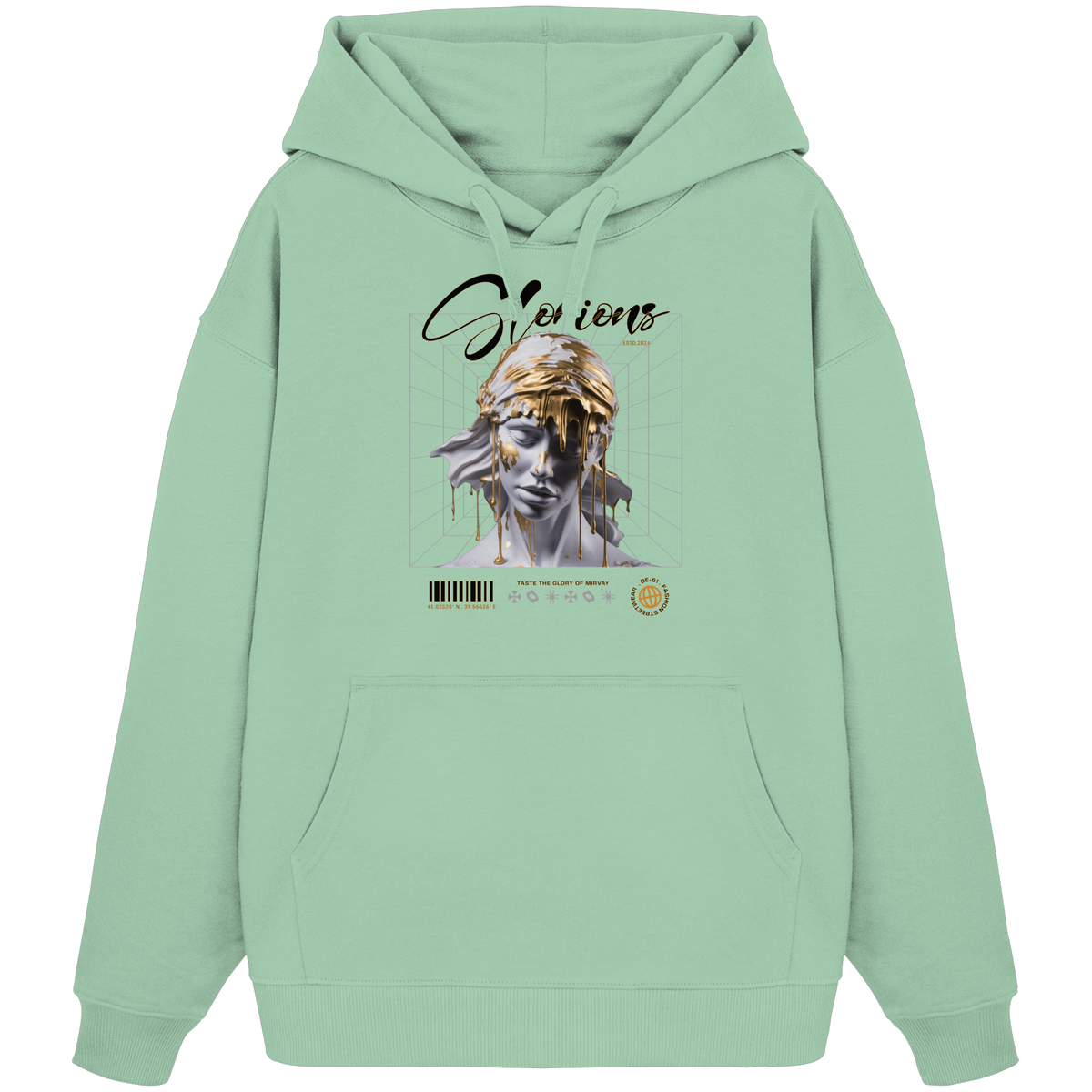 Mirvay Greek Glorions - Organic Oversize Hoodie