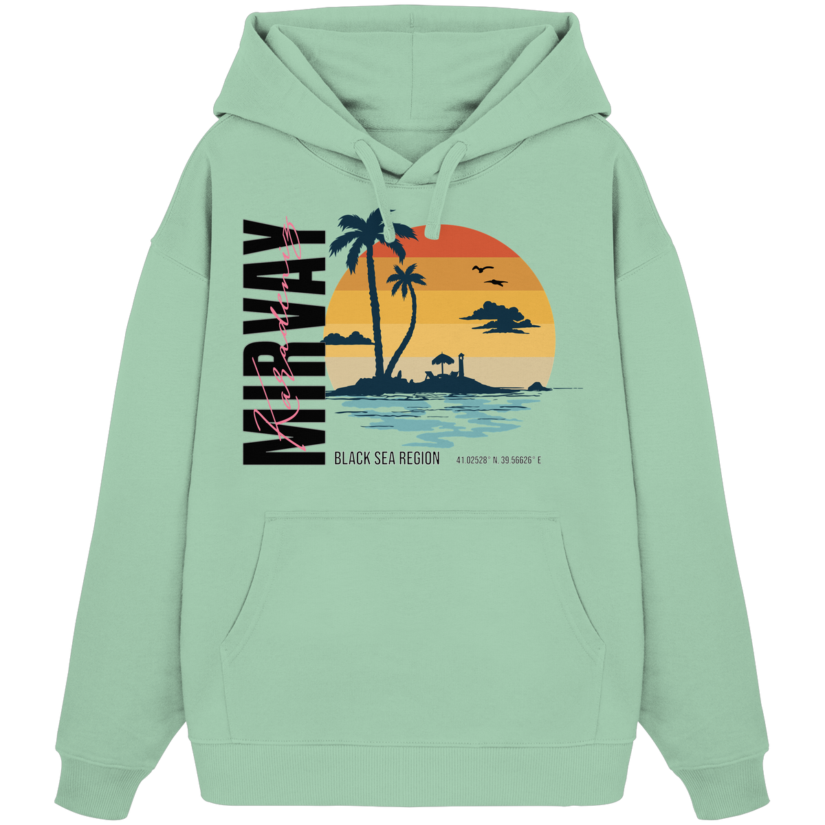 Mirvay Summer Sunset - Organic Oversize Hoodie