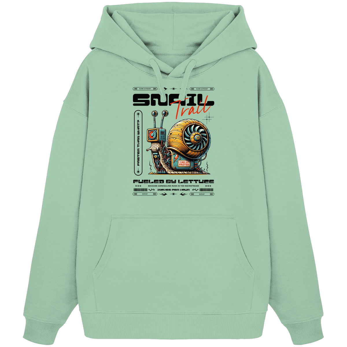 Mirvay Animal Snail - Organic Oversize Hoodie