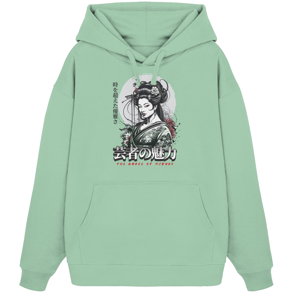 Mirvay Tokyo Geisha Grace - Organic Oversize Hoodie