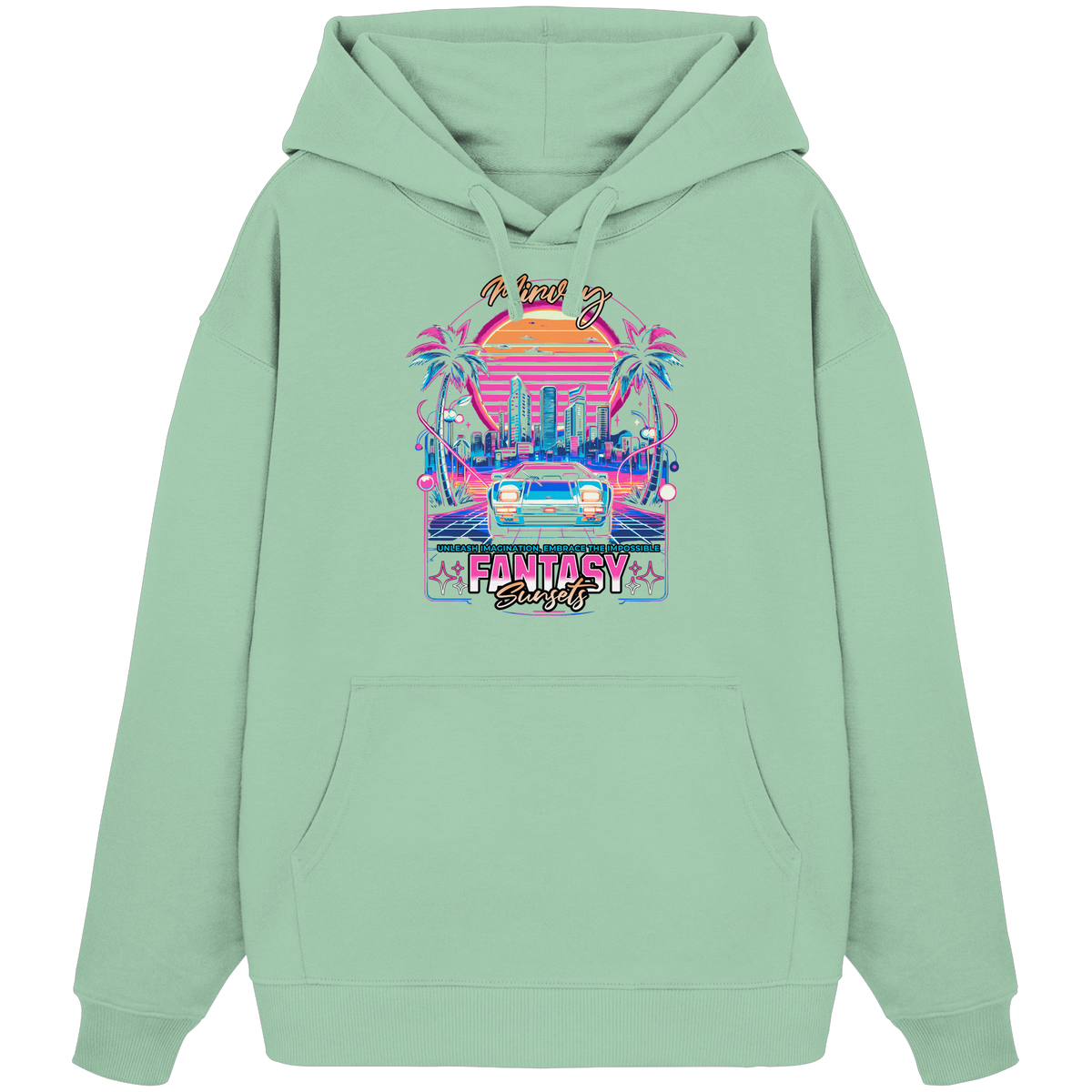 Mirvay Fancy City - Organic Oversize Hoodie