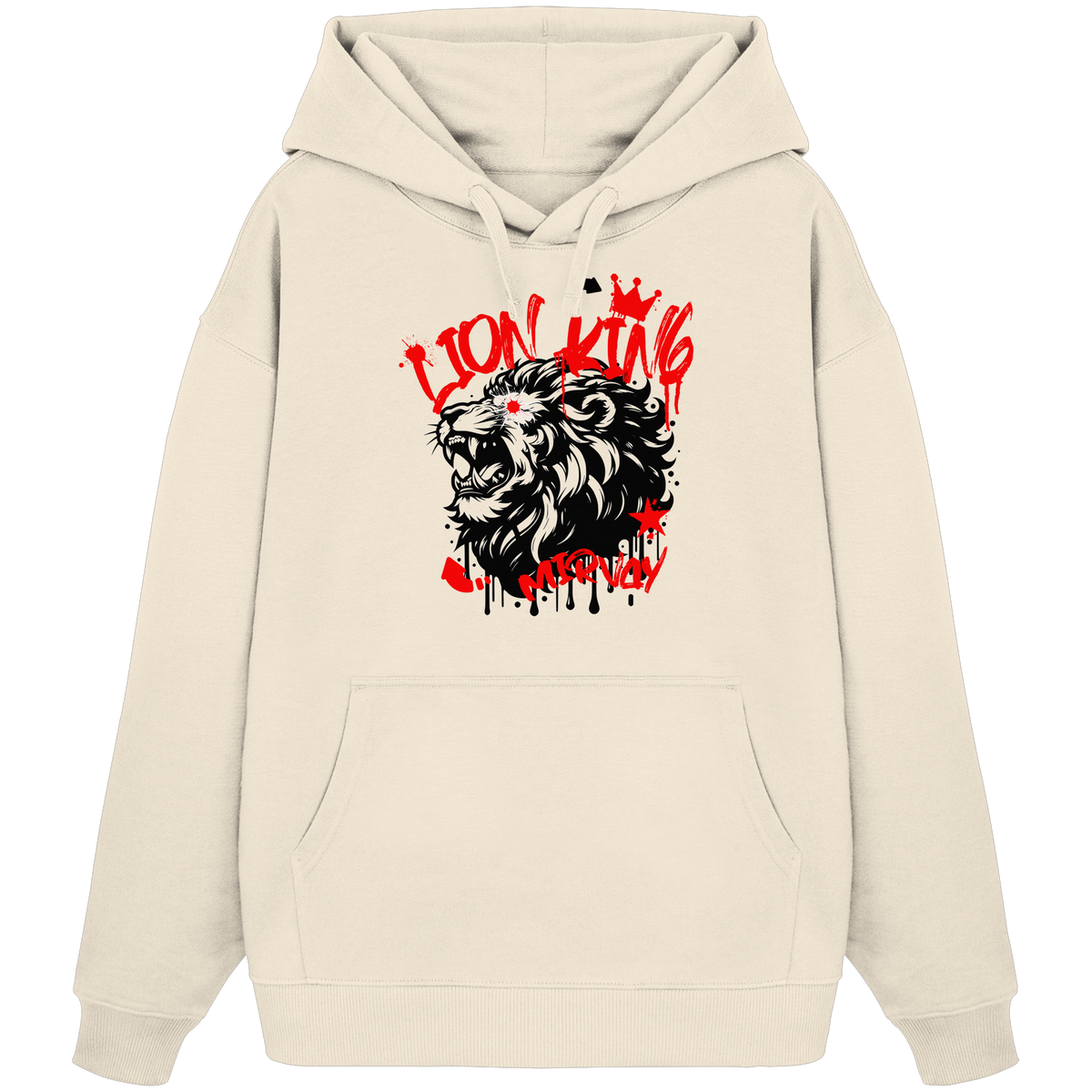 Mirvay Summer Lion King - Organic Oversize Hoodie