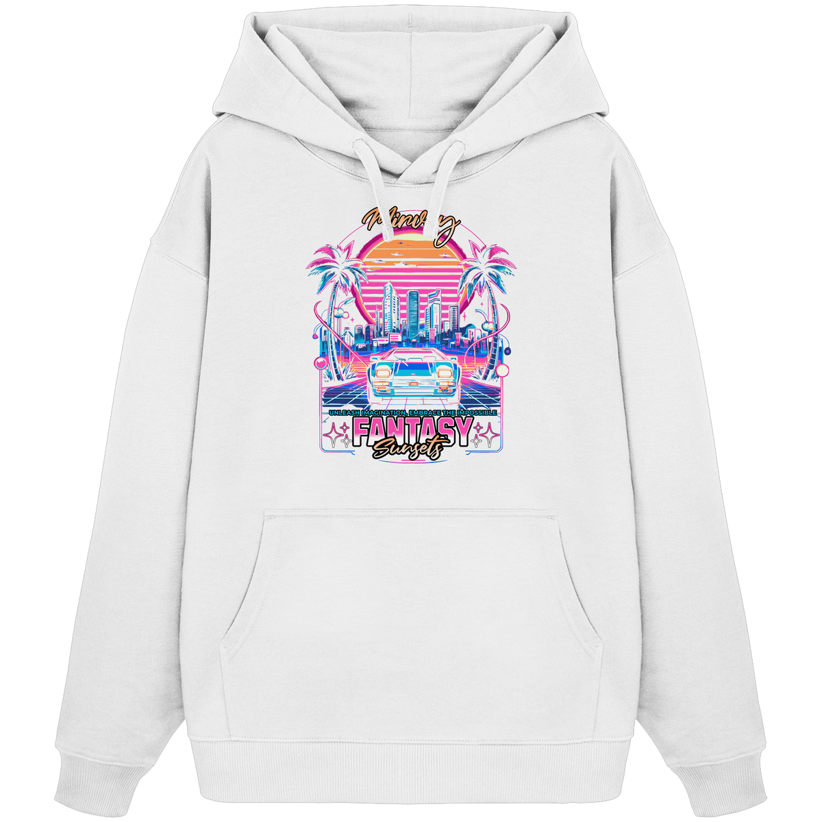 Mirvay Fancy City - Organic Oversize Hoodie