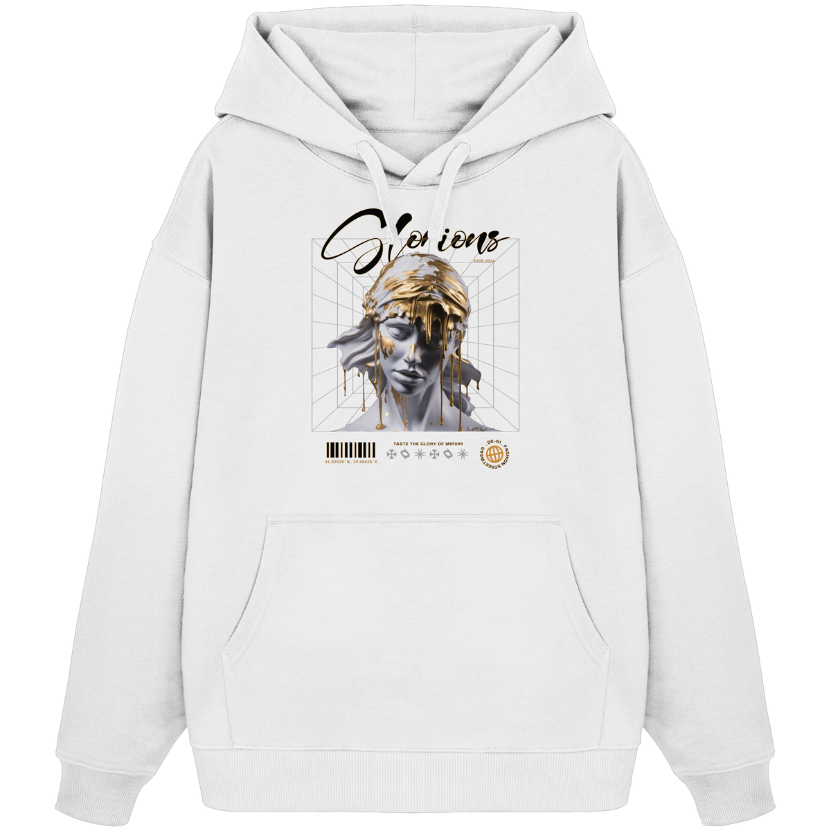 Mirvay Greek Glorions - Organic Oversize Hoodie