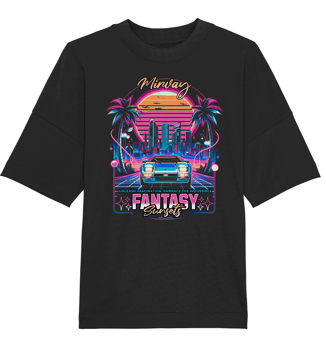 Mirvay Fancy City - Organic Oversize Shirt