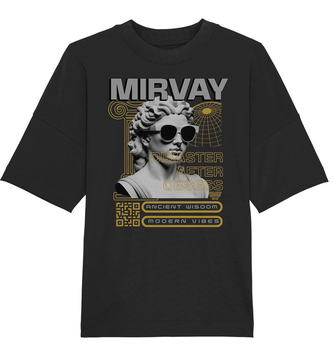 Mirvay Greek Obsess - Organic Oversize Shirt