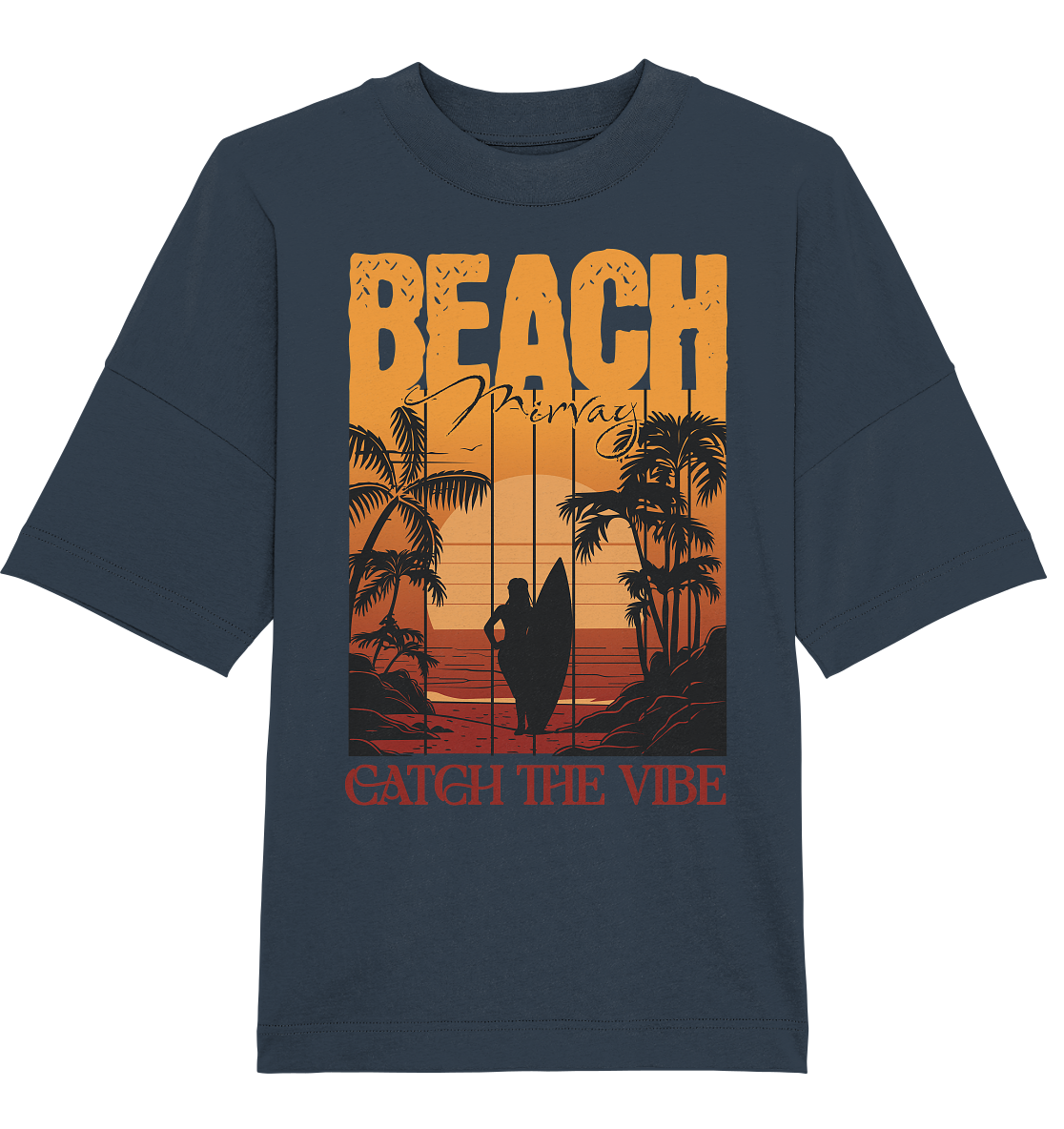 Mirvay Summer Beach - Organic Oversize Shirt