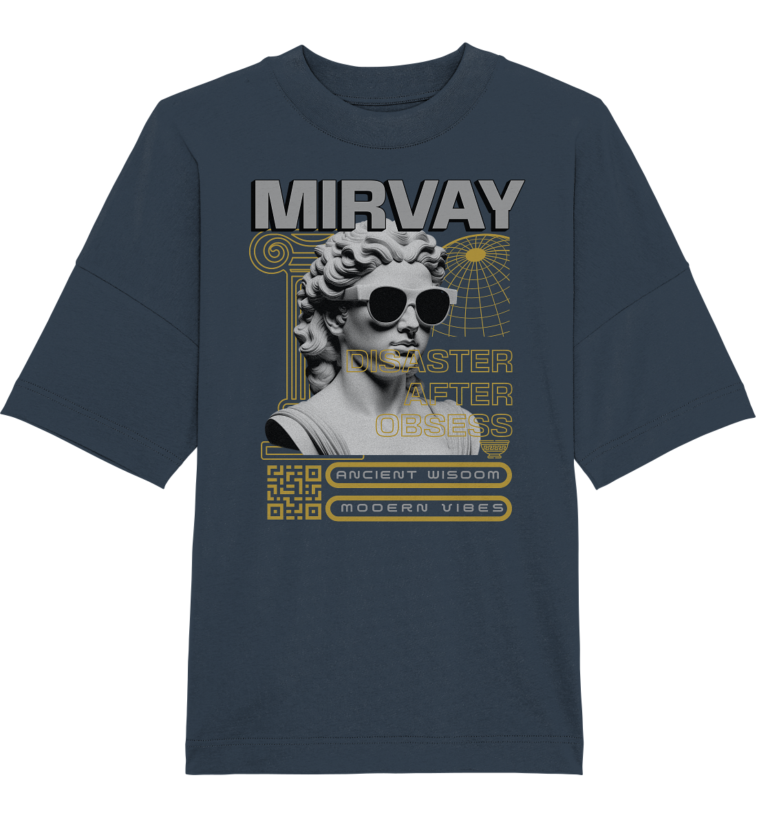 Mirvay Greek Obsess - Organic Oversize Shirt