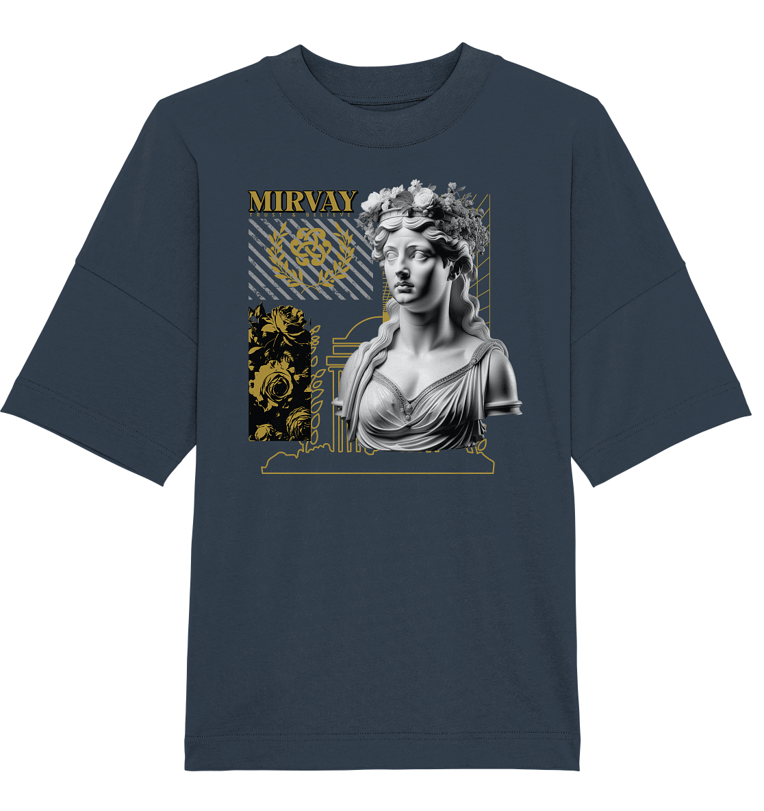 Mirvay Greek Victory - Organic Oversize Shirt