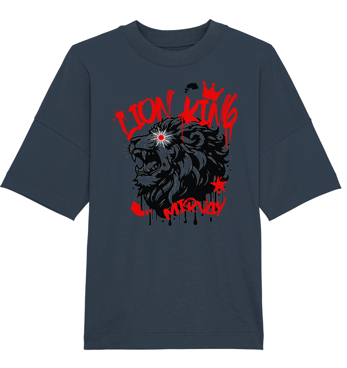 Mirvay Summer Lion King - Organic Oversize Shirt