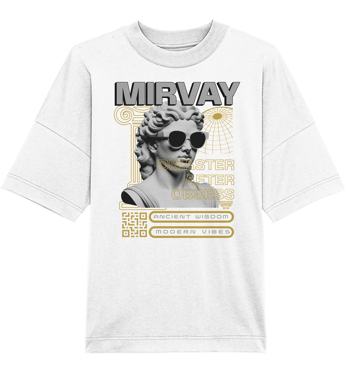 Mirvay Greek Obsess - Organic Oversize Shirt