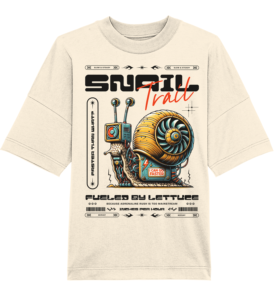 Mirvay Animal Snail - Organic Oversize Shirt