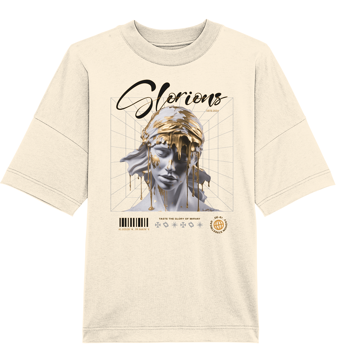 Mirvay Greek Glorions - Organic Oversize Shirt