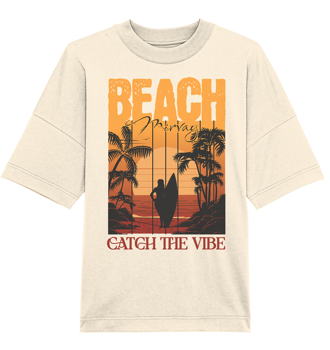 Mirvay Summer Beach - Organic Oversize Shirt