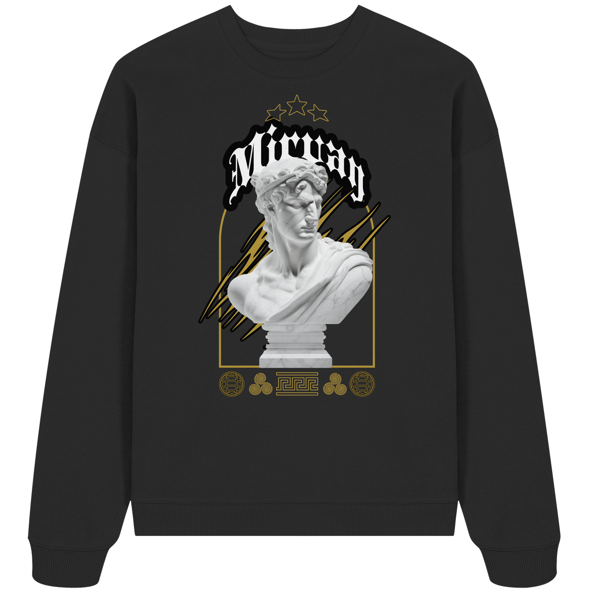 Mirvay Greek Brave - Organic Oversize Sweatshirt