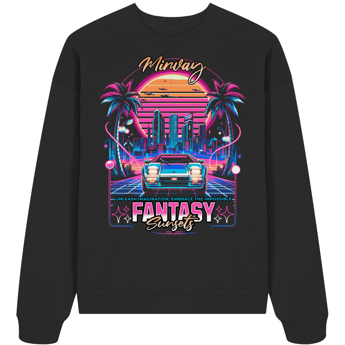 Mirvay Fancy City - Organic Oversize Sweatshirt