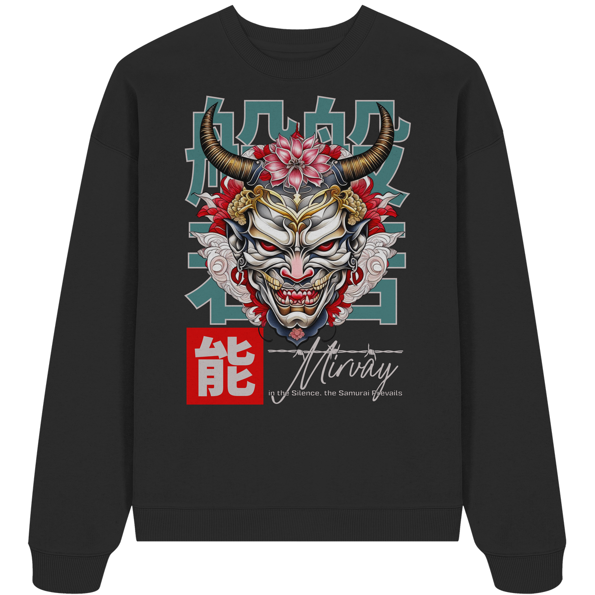 Mirvay Tokyo Mask - Organic Oversize Sweatshirt