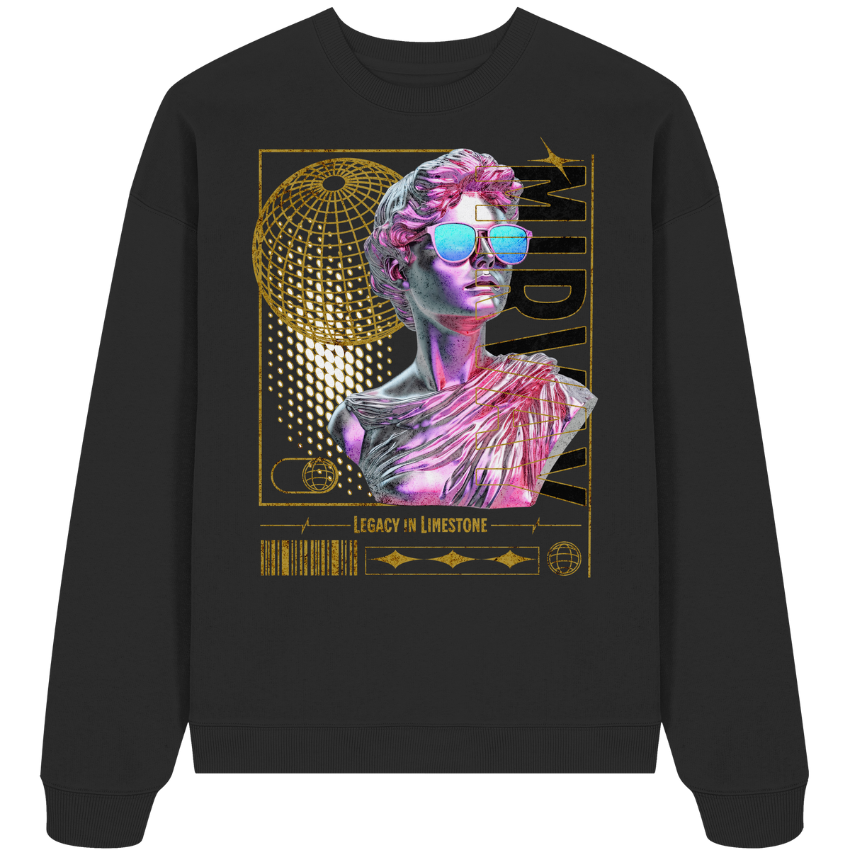 Mirvay Greek Legacy - Organic Oversize Sweatshirt