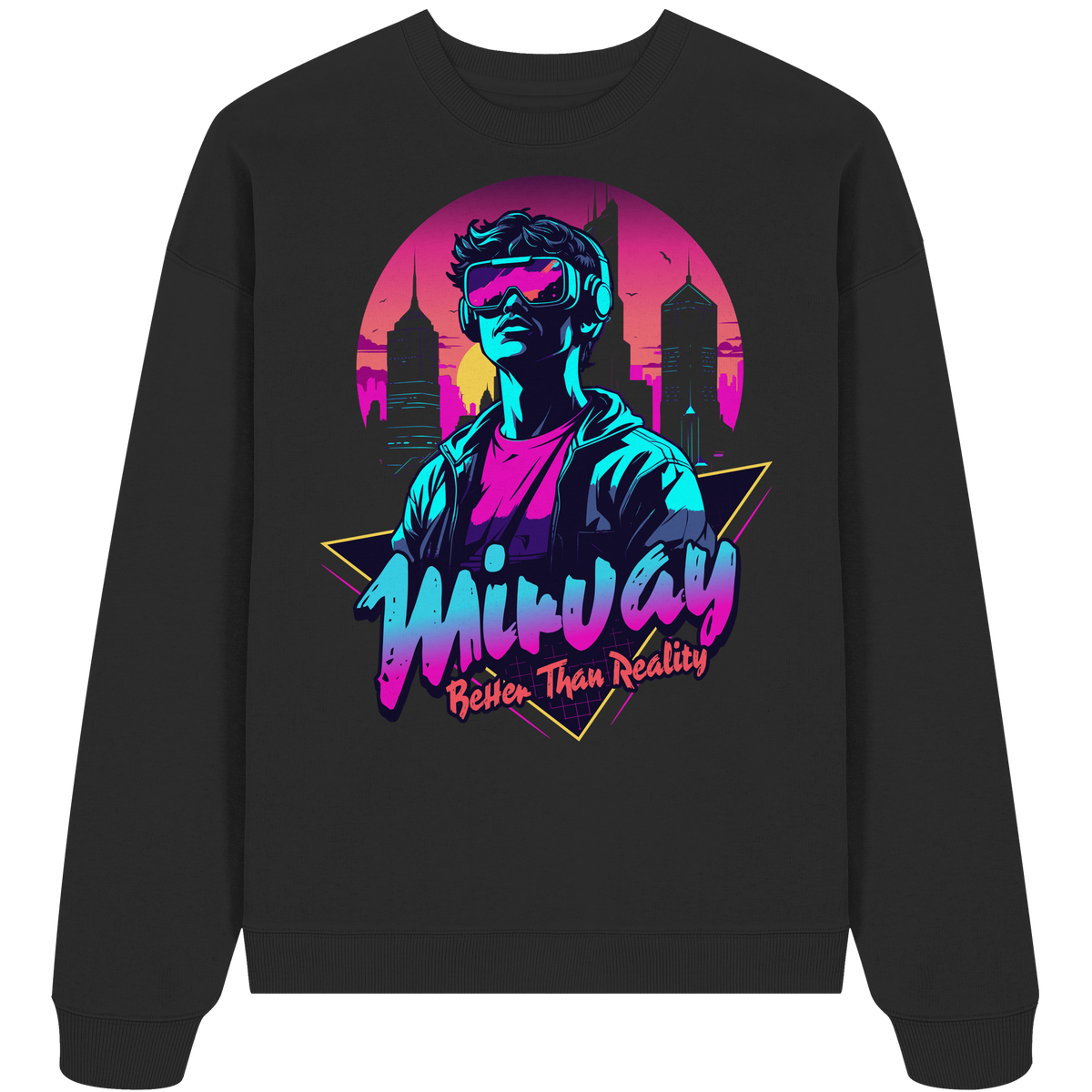 Mirvay Fancy Reality - Organic Oversize Sweatshirt