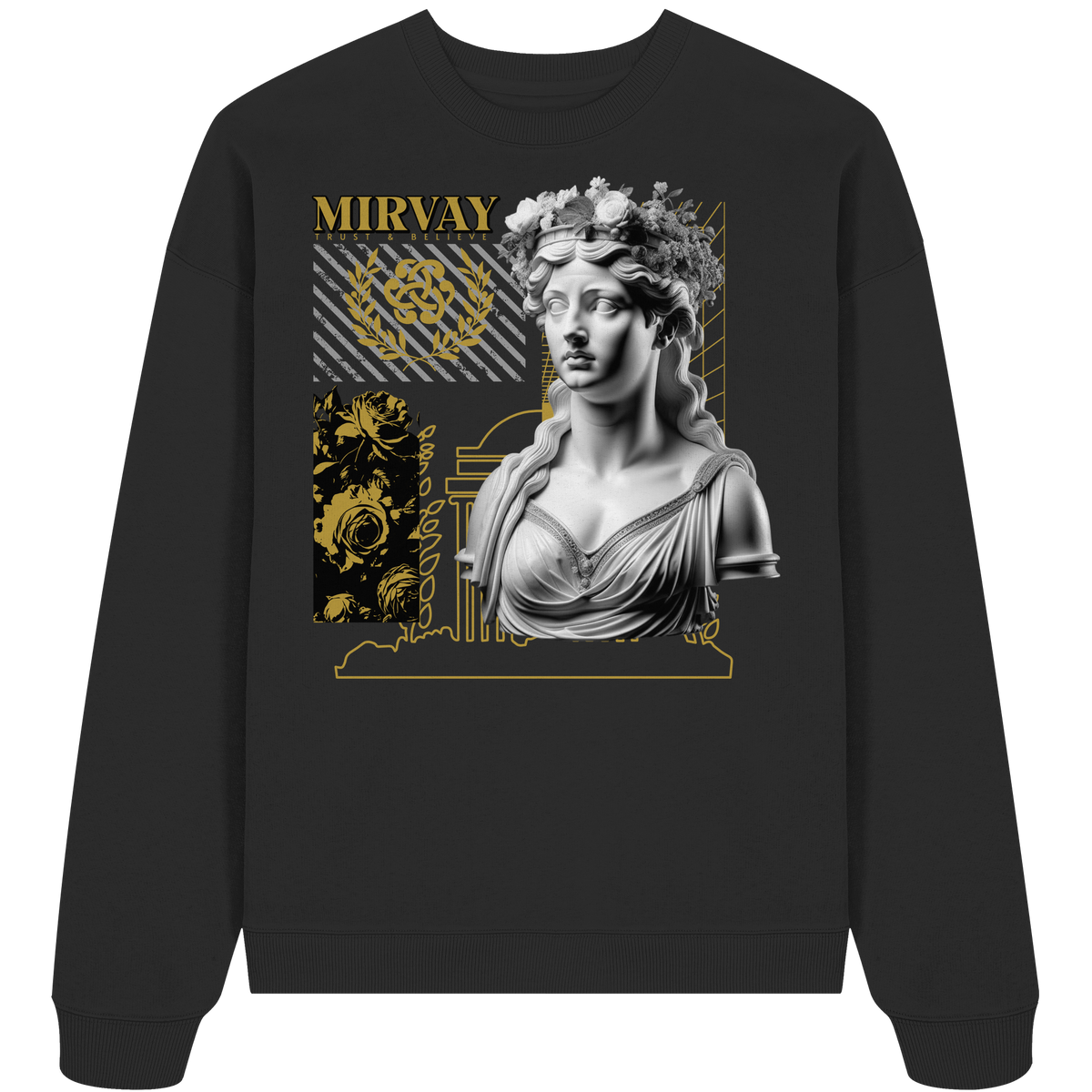 Mirvay Greek Victory - Organic Oversize Sweatshirt