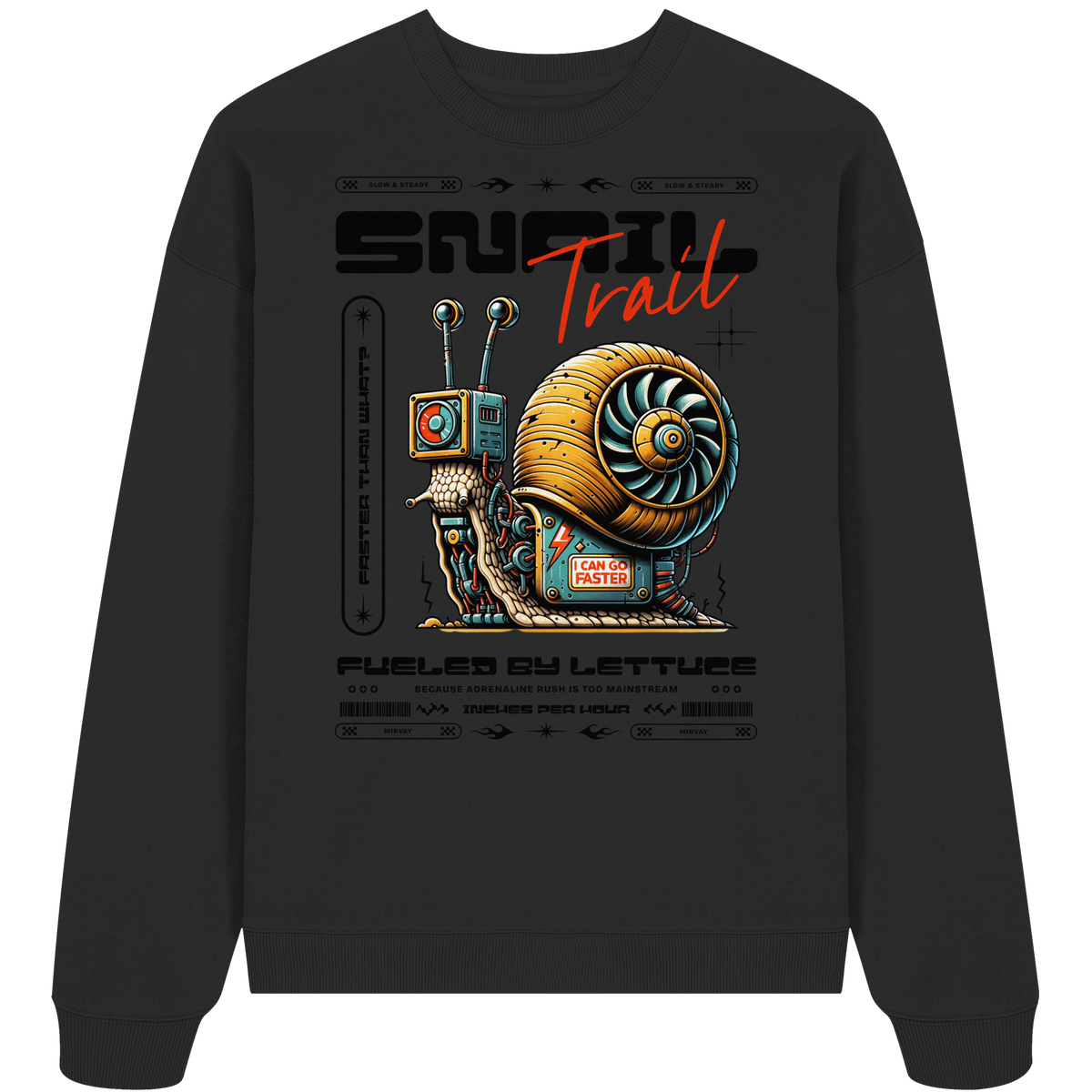 Mirvay Animal Snail - Organic Oversize Sweatshirt