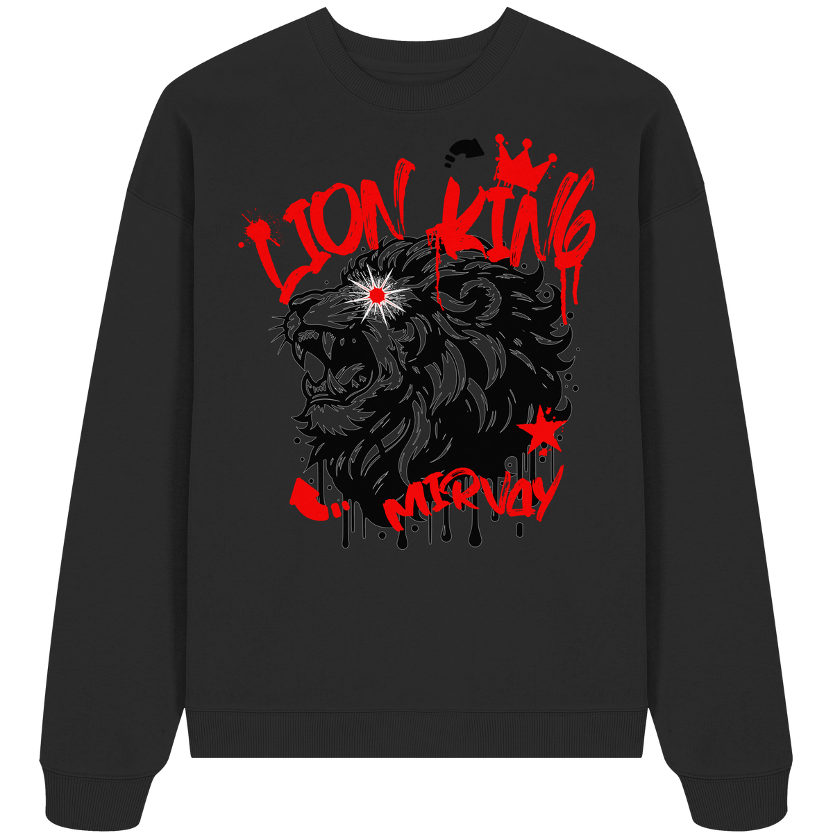 Mirvay Summer Lion King - Organic Oversize Sweatshirt