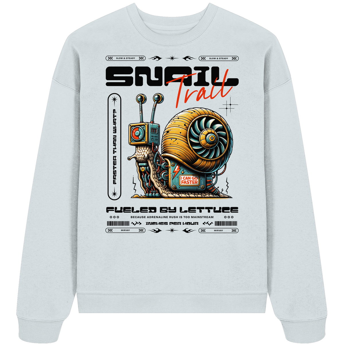 Mirvay Animal Snail - Organic Oversize Sweatshirt