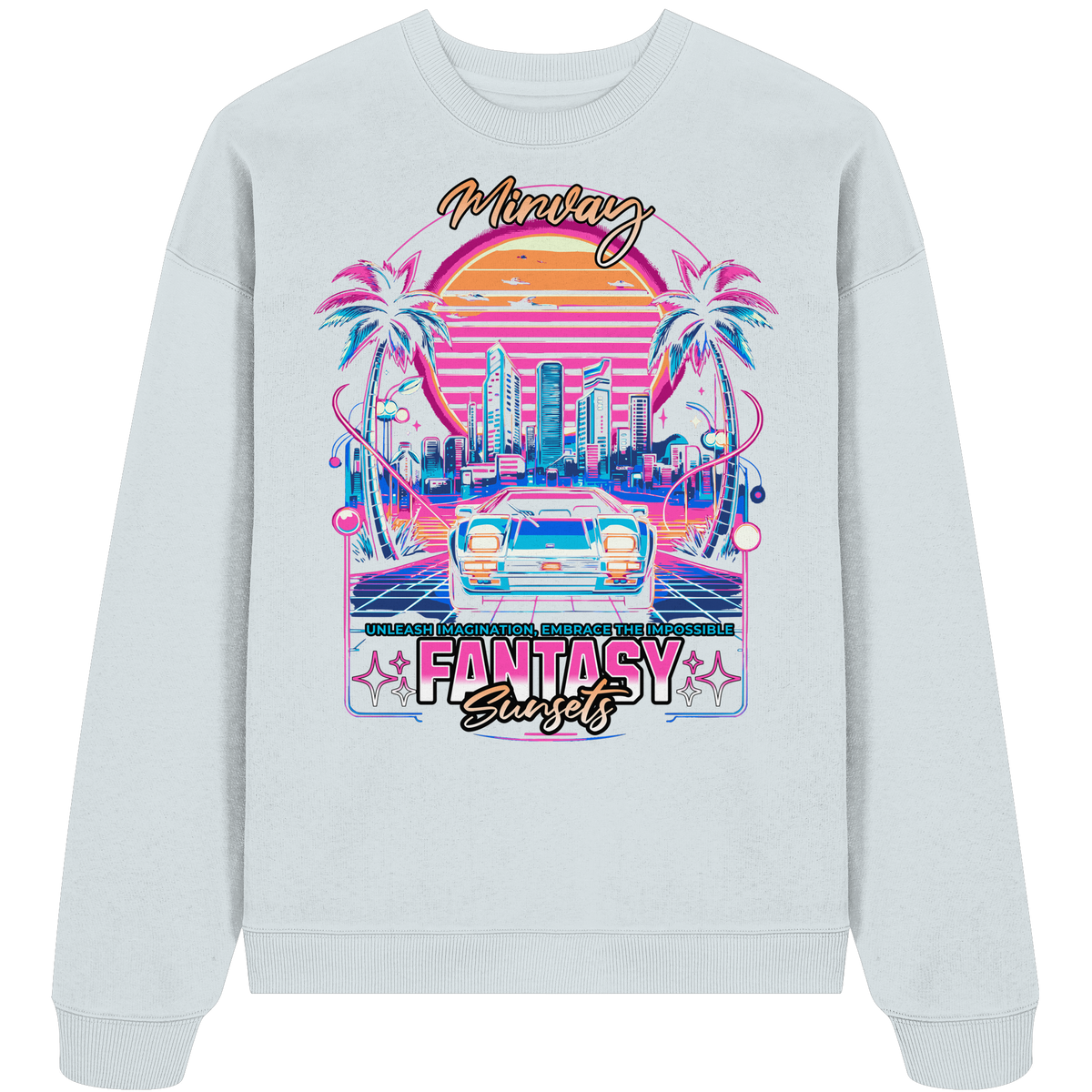 Mirvay Fancy City - Organic Oversize Sweatshirt