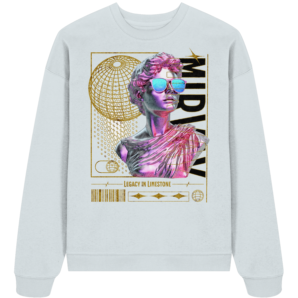 Mirvay Greek Legacy - Organic Oversize Sweatshirt