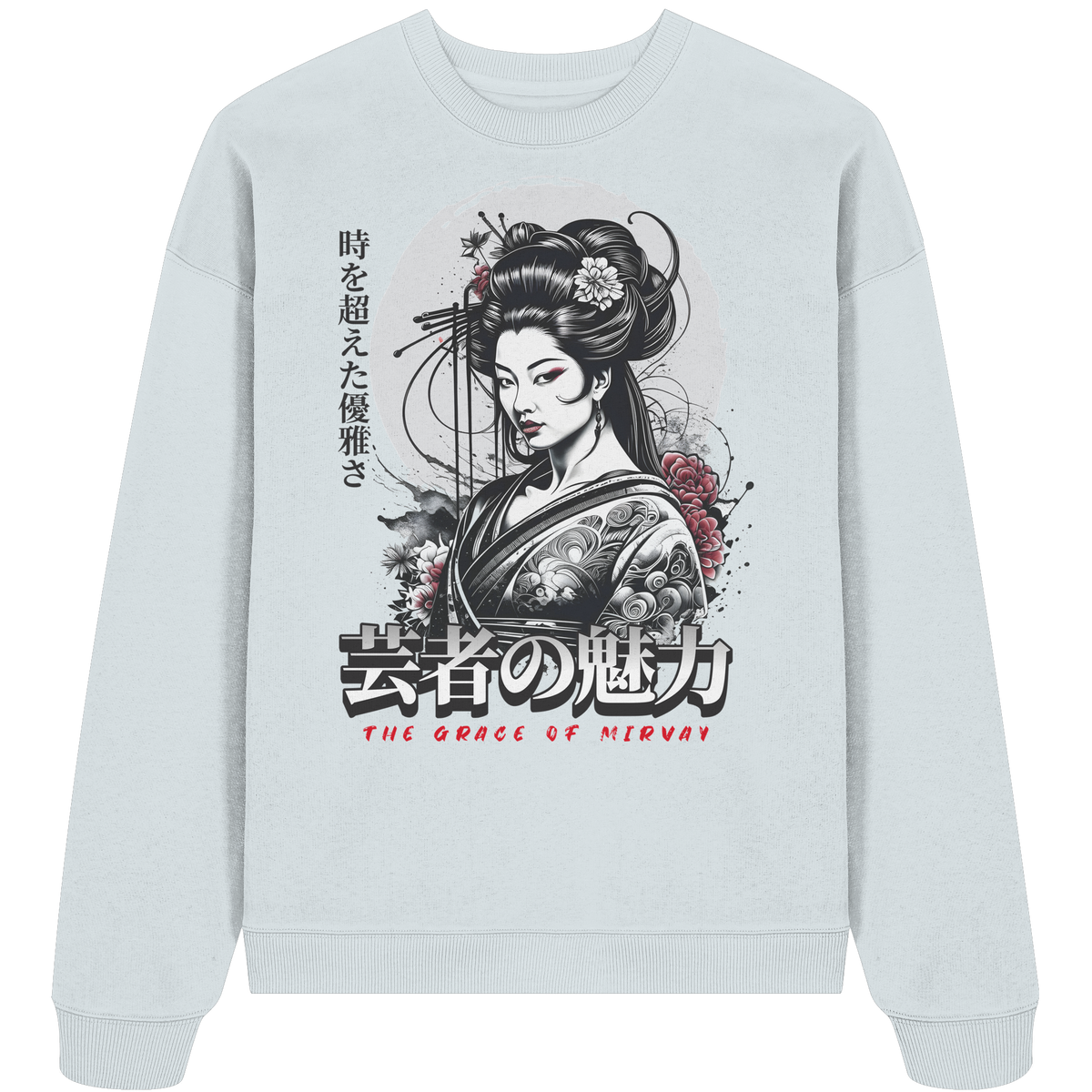 Mirvay Tokyo Geisha Grace - Organic Oversize Sweatshirt